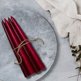 Wax Lyrical Unfragranced 25cm Tapered Dinner Candle - Mulberry