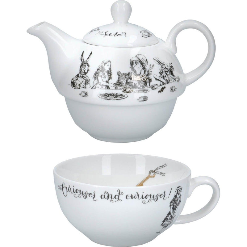 Alice in Wonderland Tea For One Teapot - Potters Cookshop