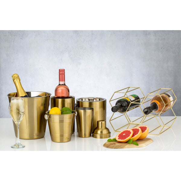 Viners Barware Champagne Ice Bucket - Gold