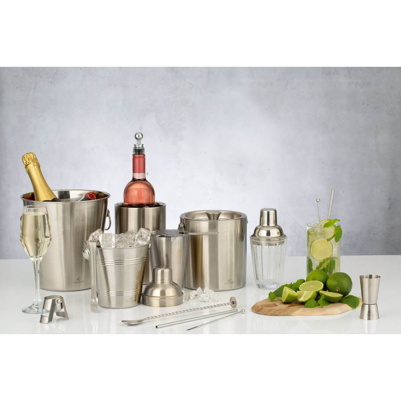 Viners Barware Double Walled Wine Cooler - Silver