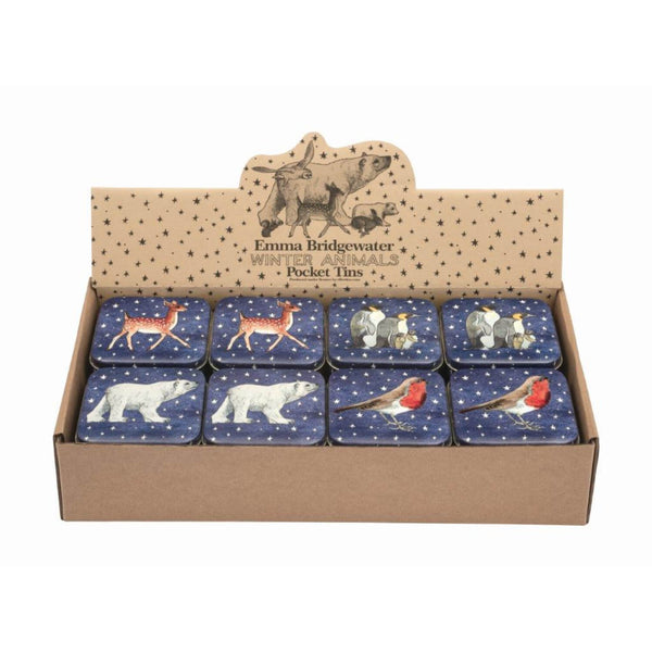 Emma Bridgewater Winter Animals Pocket Tins - Assorted