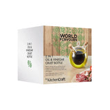 World of Flavours 2-in-1 Round Oil & Vinegar Bottle