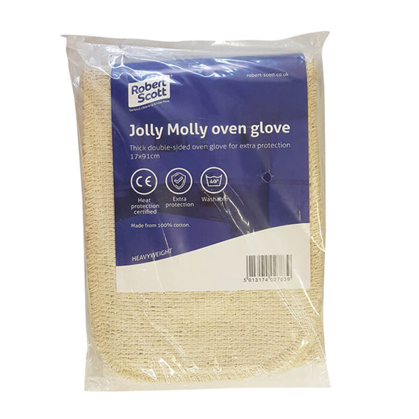 Jolly Molly 100% Cotton Double Oven Glove - 18cm x 91cm