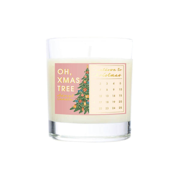 Wax Lyrical Oh Xmas Tree Glass Scented Candle - Medium