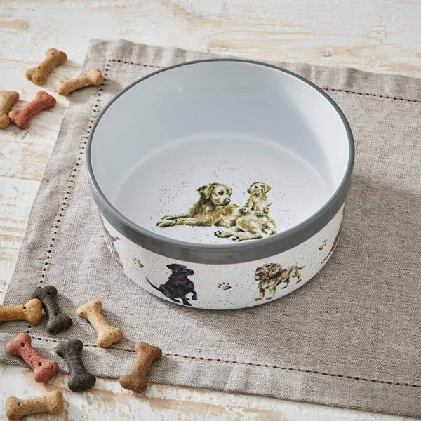 Royal Worcester Wrendale Designs Dog Bowl - Large