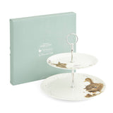 Wrendale Designs by Hannah Dale 2 Tier Porcelain Cake Stand