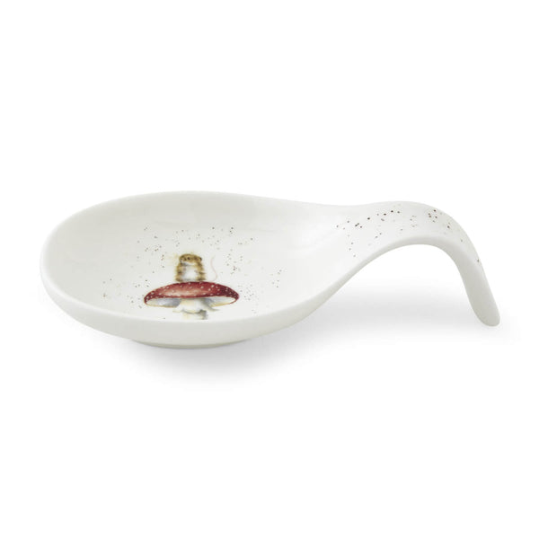 Royal Worcester Wrendale Bone China Spoon Rest - He's A Fun-Gi