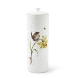 Royal Worcester Wrendale Bone China Tall Storage Jar - The Birds & The Bees