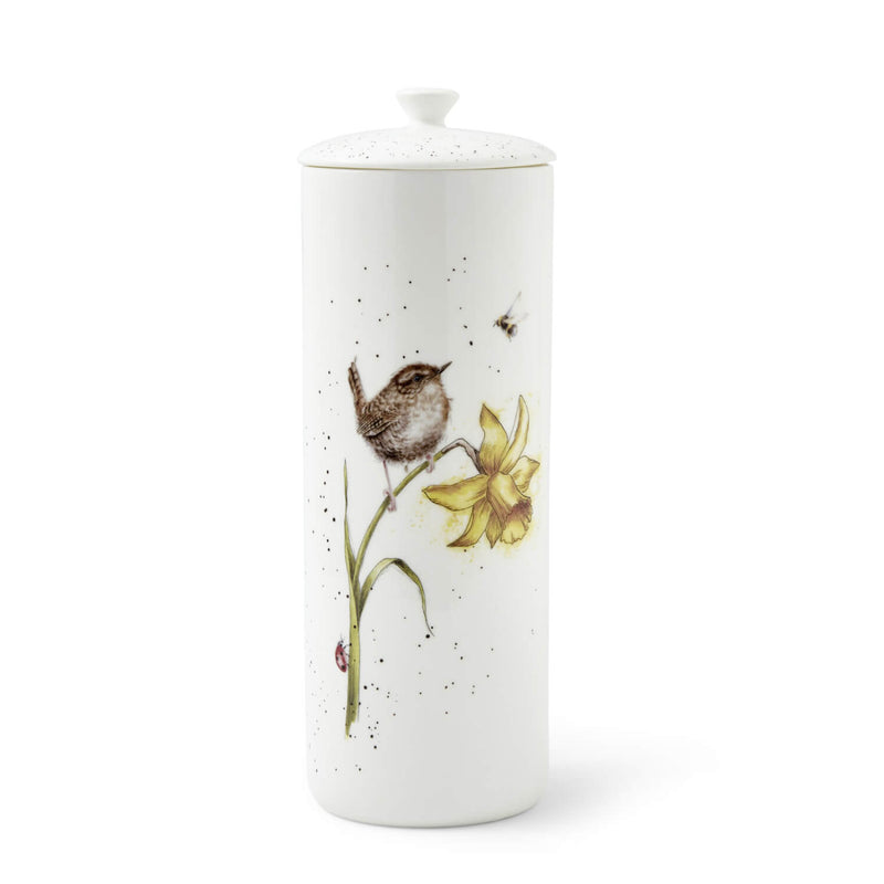 Wrendale Designs by Hannah Dale Bone China Tall Storage Jar - The Birds & The Bees