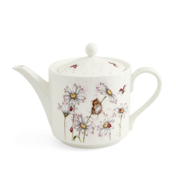 Royal Worcester Wrendale Designs 2 Pint Teapot - Oops A Daisy