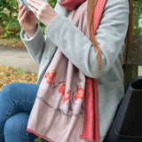 Wrendale Designs by Hannah Dale Winter Scarf - Jolly Robin