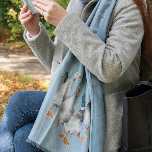 Wrendale Designs by Hannah Dale Winter Scarf - Quackers