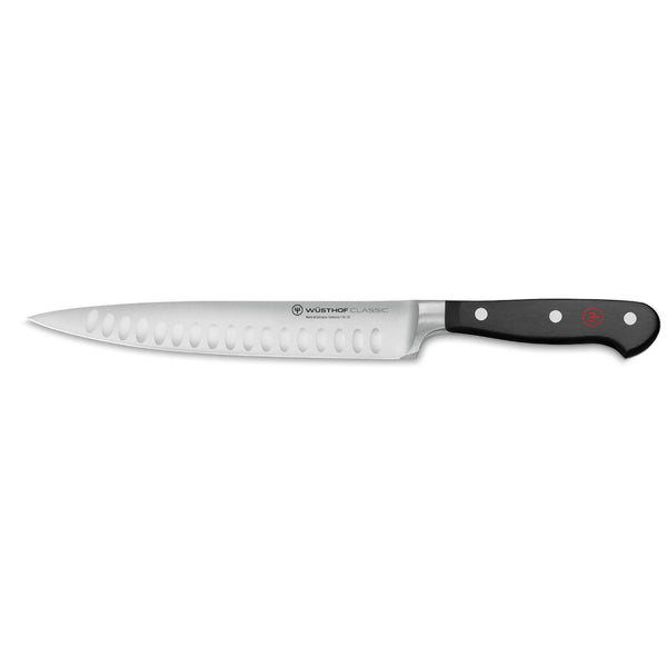 Wusthof Classic 20cm Carving Knife With Granton Edge - Black