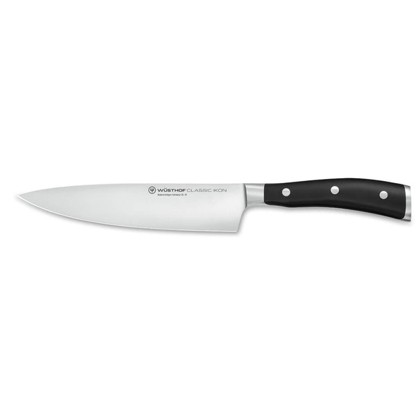 Wusthof Classic Ikon 18cm Chefs Knife - Black