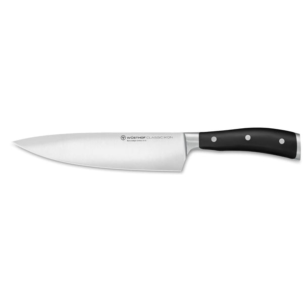 Wusthof Classic Ikon 20cm Chefs Knife - Black