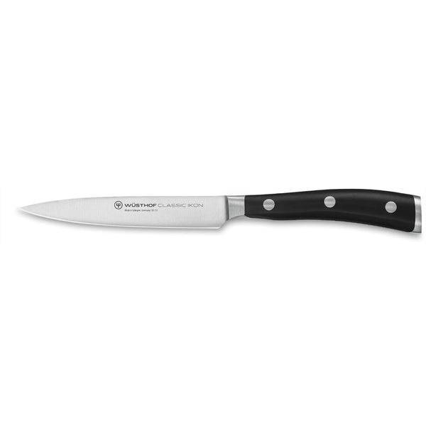 Wusthof Classic Ikon 12cm Utility Knife - Black