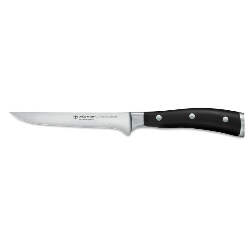 Wusthof Classic Ikon 14cm Boning Knife - Black