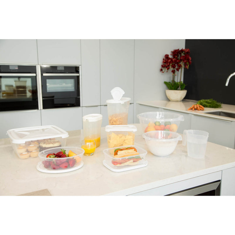 Wham Cuisine Clear Plastic Cereal Storage Dispenser - 5 Litre