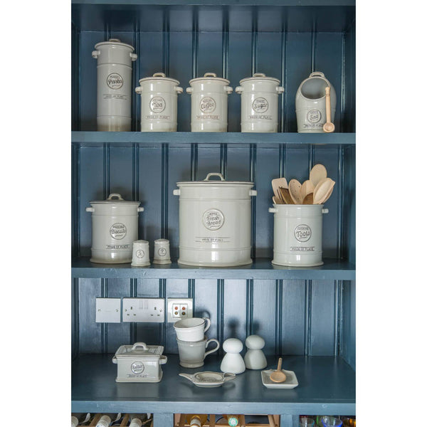 Pride of Place Vintage Salt Jar - White - Potters Cookshop