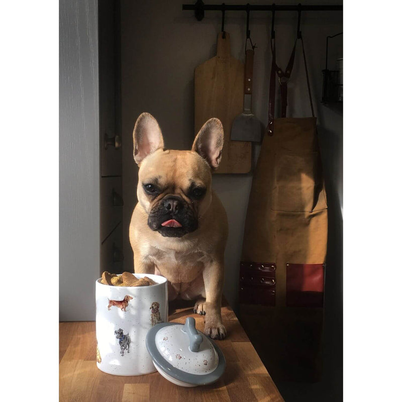 Wrendale Designs by Hannah Dale Fine China Dog Treat Jar