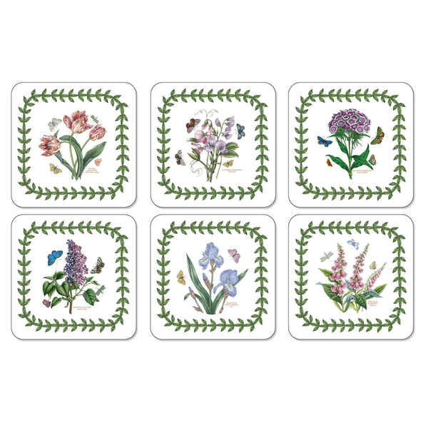 Portmeirion Botanic Garden Coasters - Set of 6 - Potters Cookshop