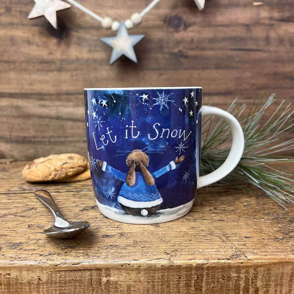 Alex Clark Christmas Mug - Let It Snow