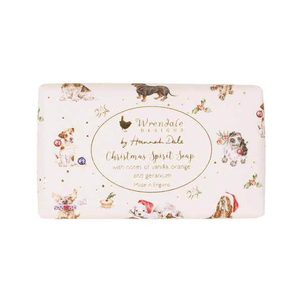 Wrendale Designs by Hannah Dale Christmas Soap - Christmas Spirit Dog