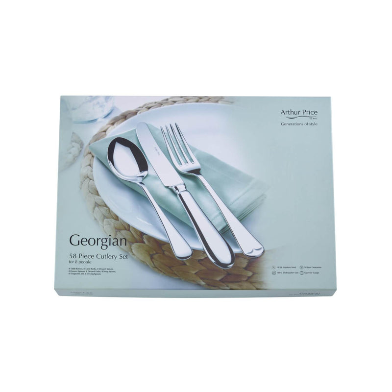 Arthur Price Georgian Cutlery Set - 58 Piece - Potters Cookshop