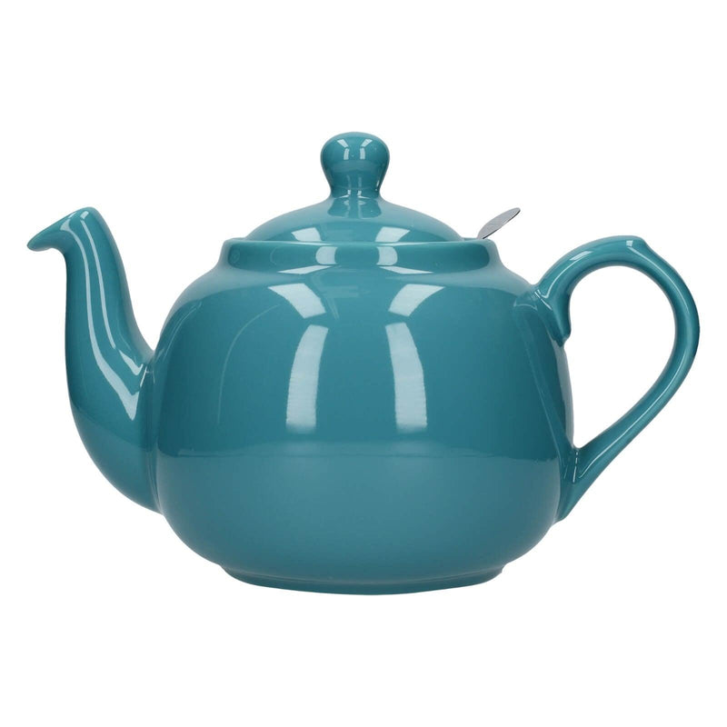 London Pottery Farmhouse 6 Cup Teapot - Aqua - Potters Cookshop