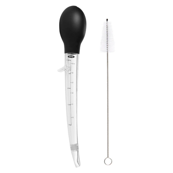 OXO Good Grips Angled Baster With Cleaning Brush - Potters Cookshop