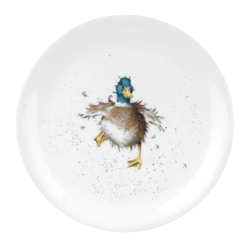 Royal Worcester Wrendale Coupe Plate - Guard Duck
