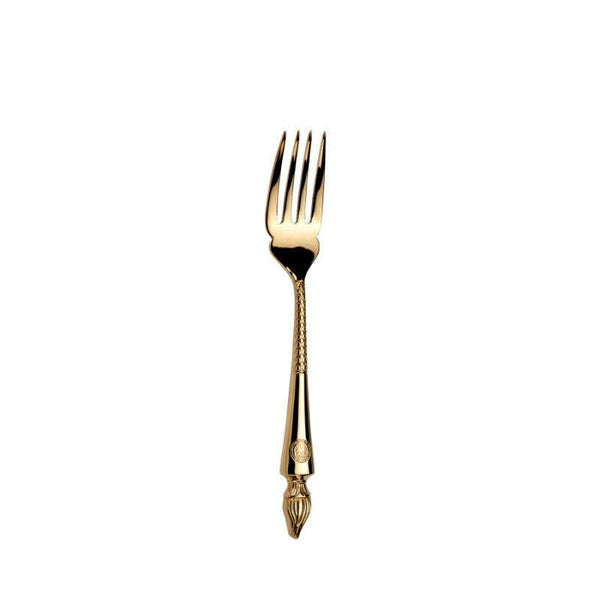 ZEFG0080 Arthur Price Clive Christian Empire Flame All Gold Fish Fork