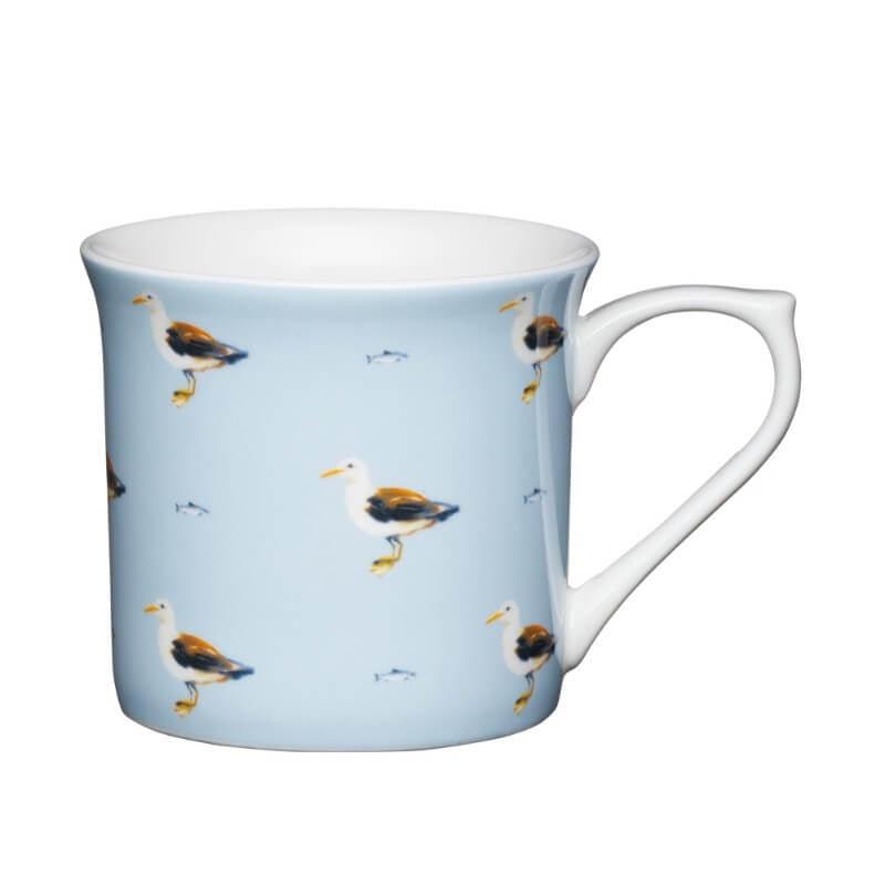 KitchenCraft Fluted Mug - Seagull - Potters Cookshop