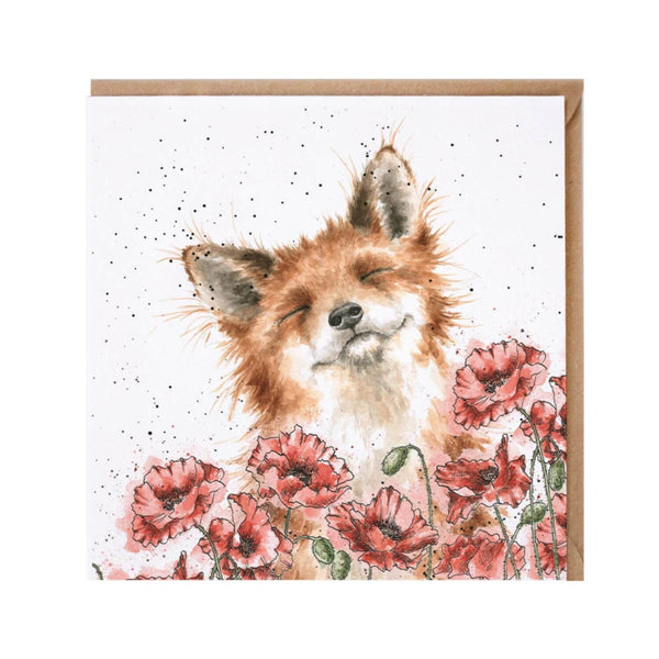 Wrendale Designs by Hannah Dale Card - Poppy Field