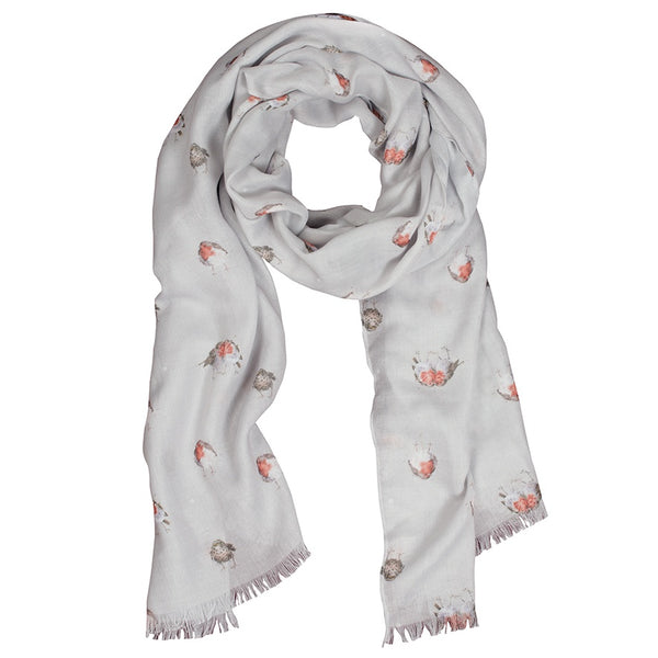 Wrendale Designs Scarf - Jolly Robin