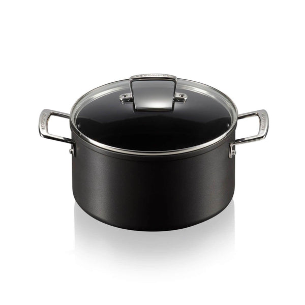 Le Creuset Toughened Non-Stick Deep Casserole - 24cm - Potters Cookshop