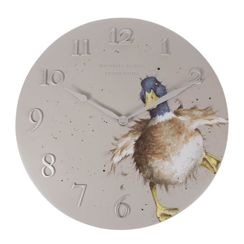 Royal Worcester Wrendale Wall Clock - Duck