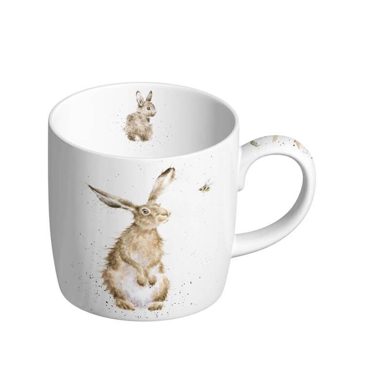 Wrendale Designs China Mug - The Hare And The Bee