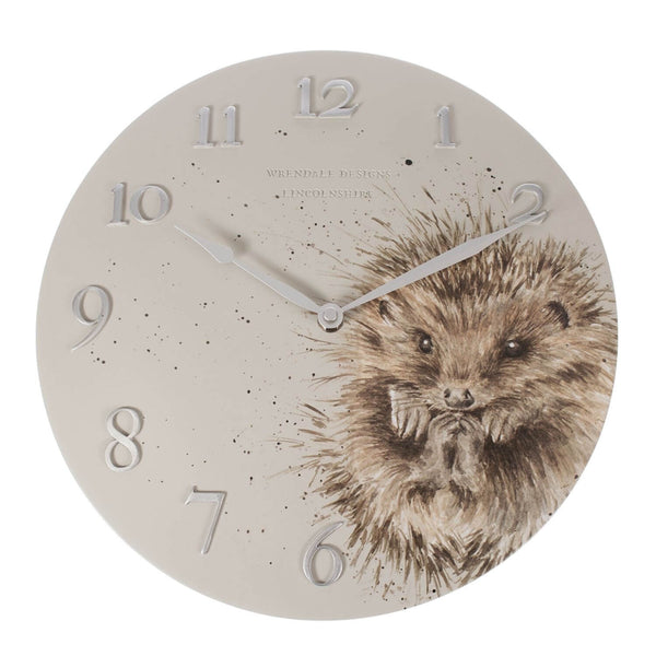Wrendale Designs by Hannah Dale Wall Clock - Hedgehog