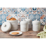 Bia International Onion Storage Jar - Matte White - Potters Cookshop