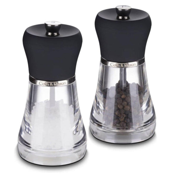 Cole & Mason Napoli Salt & Pepper Mill Set - 12cm - Potters Cookshop