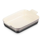 Le Creuset Stoneware Heritage 32cm Rectangular Deep Dish - Flint - Potters Cookshop