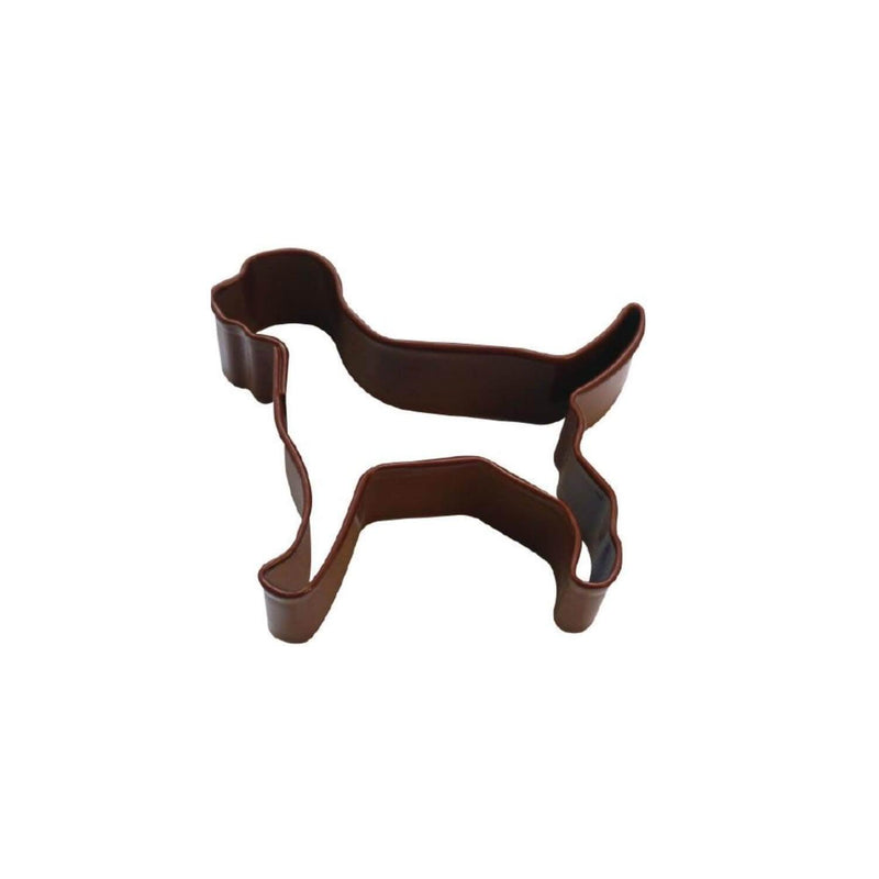 Creative Party Poly-Resin Coated Cookie Cutter Brown Mini Dog - Potters Cookshop