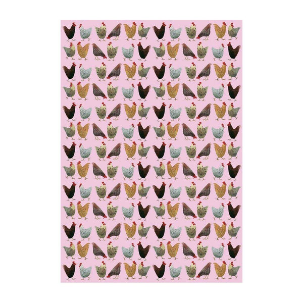 Alex Clark Tea Towel - Chickens - Potters Cookshop