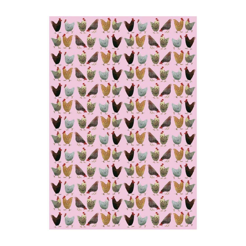 Alex Clark Tea Towel - Chickens - Potters Cookshop
