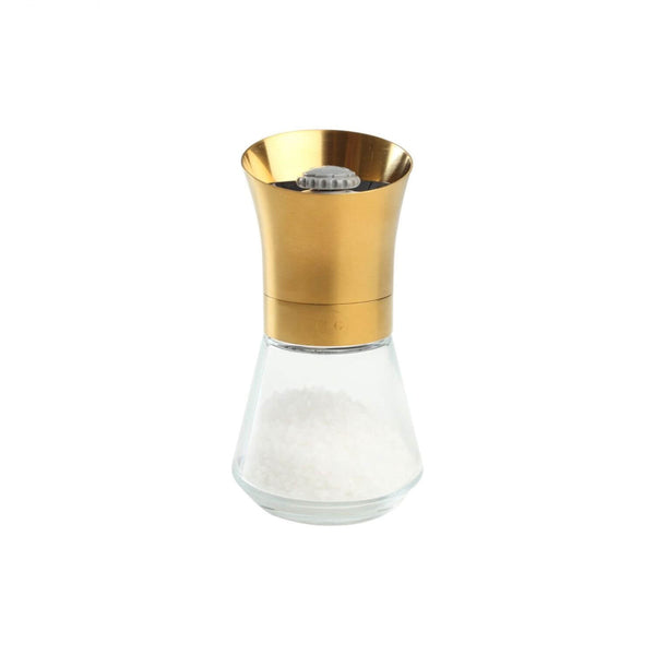 T&G Woodware CrushGrind Tip Top Deco Gold Salt Mill