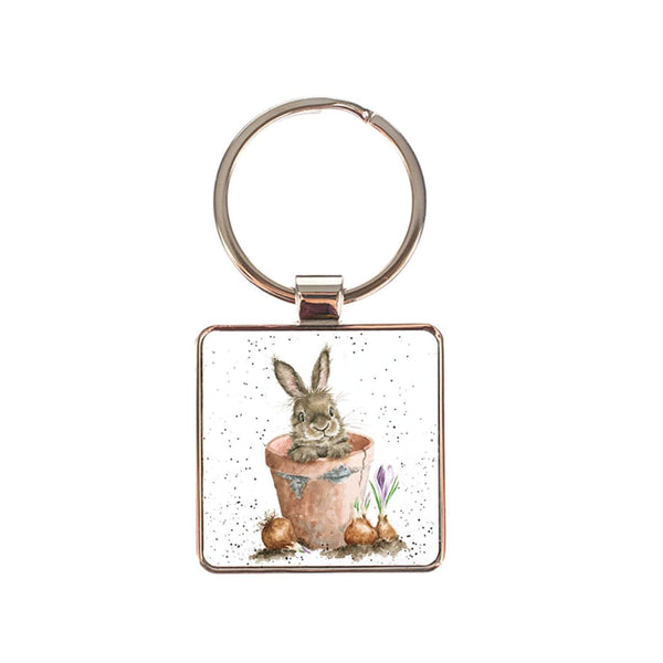 Wrendale Designs Keyring - The Flower Pot