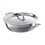 Le Creuset 3-Ply Stainless Steel Shallow Casserole - 30cm - Potters Cookshop