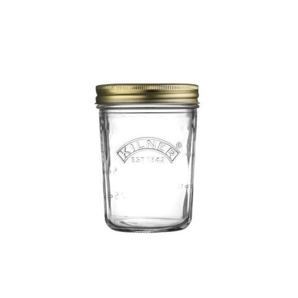 Kilner Glass Wide Mouth Preserve Jar - 350ml - Potters Cookshop