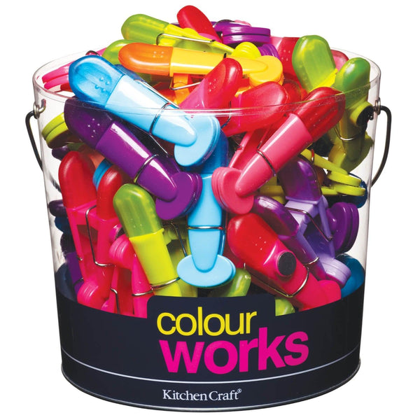 Colourworks Magnetic Bag Clip - Assorted Colours - Potters Cookshop